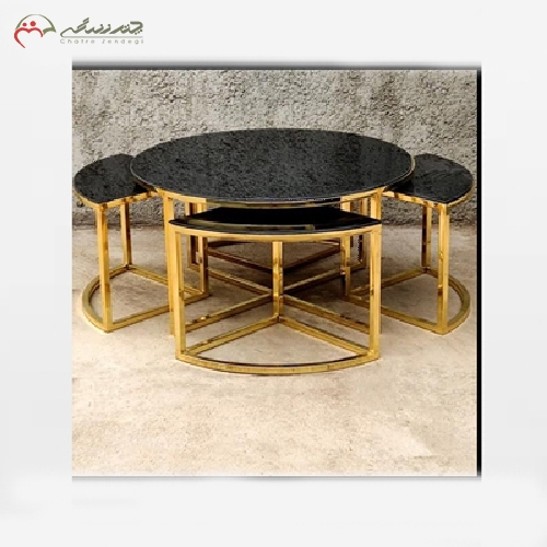 خرید، قیمت و مشخصات جلو مبلی 5 پارچه برنزی با رویه شیشه ای و بدنه با دوام رنگ ثابت دارای ضمانت - چترزندگی