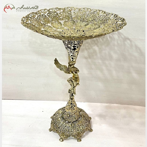 خرید، قیمت و مشخصات کنار سالنی طرح ملکه بدنه توری تمام برنزی و رنگ ثابت با گارانتی و کیفیت و دوام بالا - چترزندگی