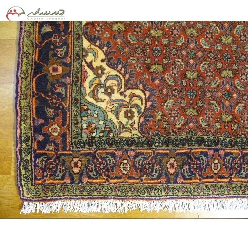 خرید، قیمت و مشخصات فرش دستبافت بیجار نقشه عالی و تقارن رنگ با الیاف طبیعی و ضمانت کد 39103 - چترزندگی