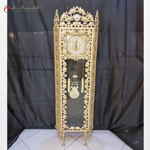 خرید، قیمت و مشخصات ساعت ایستاده طرح بادمجانی جنس بدنه آلیاژ بسیار با دوام و رنگ ثابت با گارانتی - چترزندگی