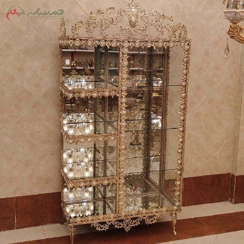 خرید، قیمت و مشخصات بوفه باکس دار برنزی طراحی جادار و کاربردی و ظاهری شیک و خاص، گارانتی رنگ بدنه - چترزندگی