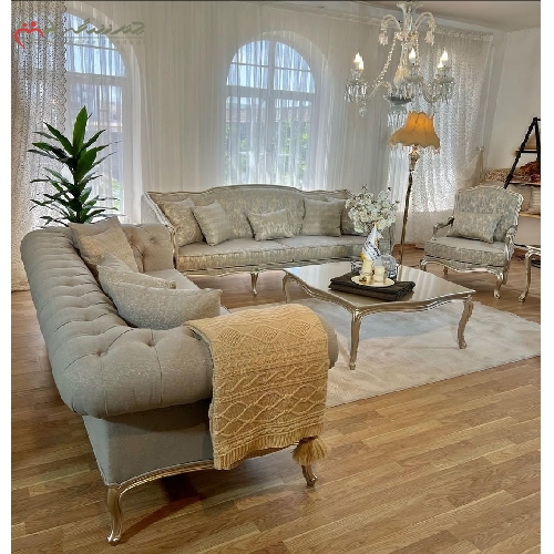 خرید، قیمت و مشخصات ست مبل 7 نفره همراه با میز ناهار خوری 6 نفره، تولید شده به سفارش مشتری با بالاترین کیفیت بازار - چترزندگی