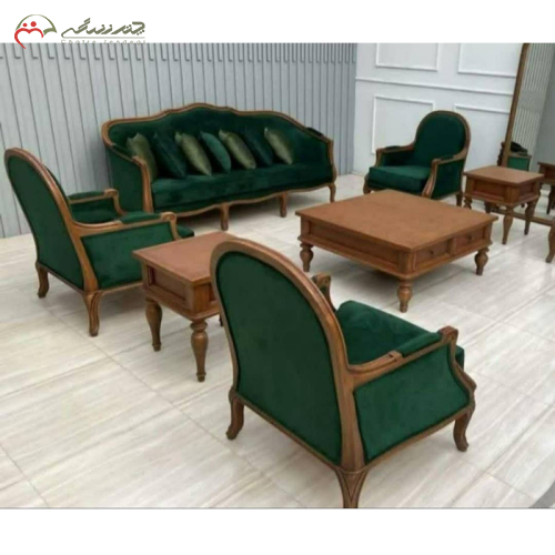 خرید، قیمت و مشخصات مبلمان 7 نفره مدل فرانسوی اورجینال، شیک و مدرن _ چترزندگی