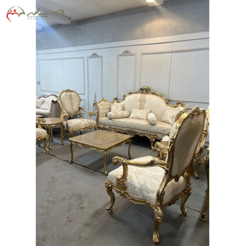 خرید، قیمت و مشخصات مبلمان سلطنتی ۷ نفره مدل لانزو، شیک و مدرن _ چترزندگی