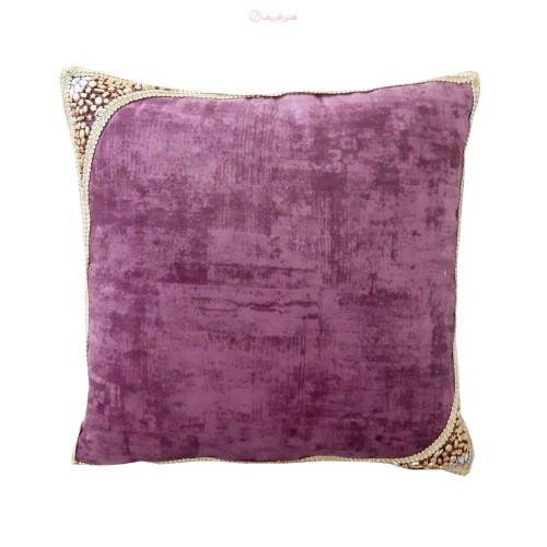 خرید آنلاین، کاور کوسن پارچه مخمل سوییت دست دوخت، سنگ دوزی شده، با کیفیت و زیبا، زیر قیمت بازار | چترزندگی