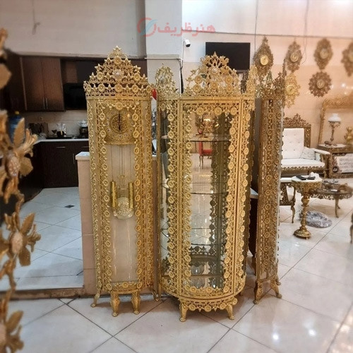 خرید، قیمت و مشخصات بوفه و ساعت نیم گرد کار شکیل و شیک، زیر قیمت بازار، کیفیت عالی _ هنرظریف