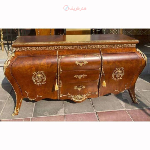 خرید آنلاین، آینه کنسول از جنس چوب روس، روکش مازول ایتالیایی، برنز برنج، کیفیت بالا ، زیر قیمت بازار | چترزندگی