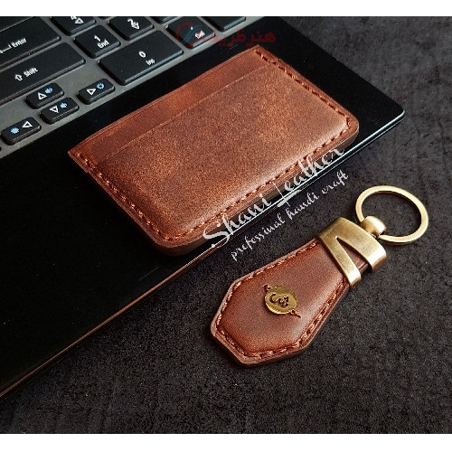 خرید آنلاین، ست جا کارتی و جاسوییچی چرمی، در رنگ و طرح به سلیقه شما، یراق مرغوب، دست دوز بسیار شکیل، زیر قیمت بازار | چترزندگی