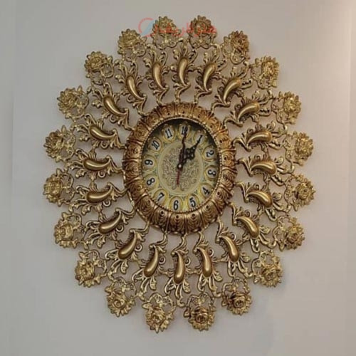 خرید آنلاین، ساعت دیواری با طرح خاص و کم نظیر از جنس آلیاژ آلومنیوم، آبکاری برنج، زیر قیمت بازار | چترزندگی