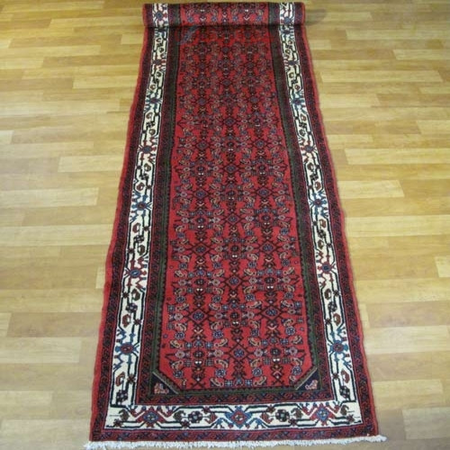 خرید آنلاین، فرش هنر دست بافت انجلاس همدان در طرح سراسر با نقشه بی نظیر، رنگ زمینه لاكي با حاشیه كرم کد ۳۹۱۷۴، زیر قیمت بازار | چترزندگی