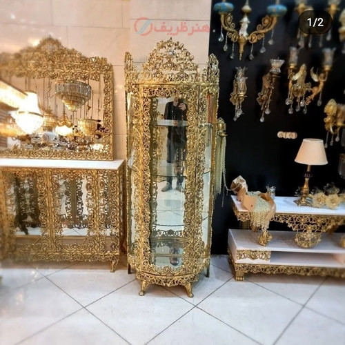 خرید، قیمت و مشخصات بوفه آلومینیومی مدل گل سرخ بسیار خوش ساخت، زیر قیمت بازار _ هنرظریف