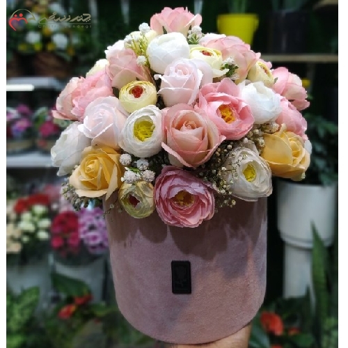 خرید آنلاین باکس گل مصنوعی، مناسب برای مراسم خواستگاری و یا نامزدی - چترزندگی