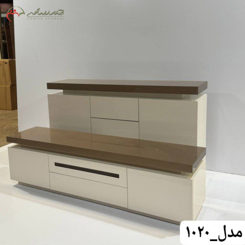میز تلویزیون چوبی در دو سایز متفاوت