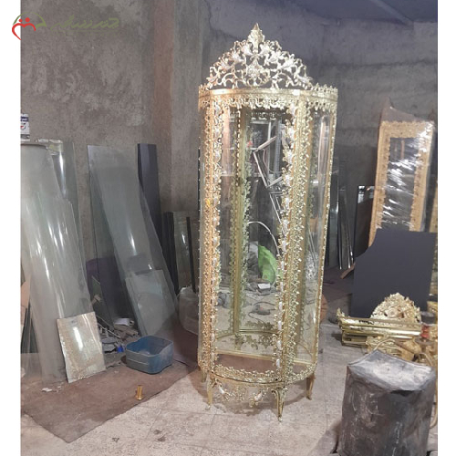 بوفه نیم گرد آلومینیومی تاج دار