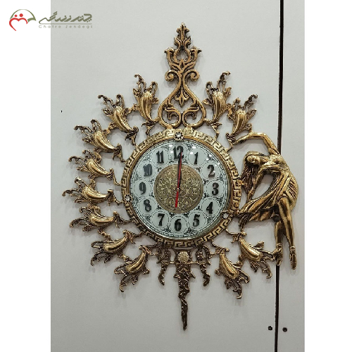 ساعت دیواری برنزی اصل طرح فرشته