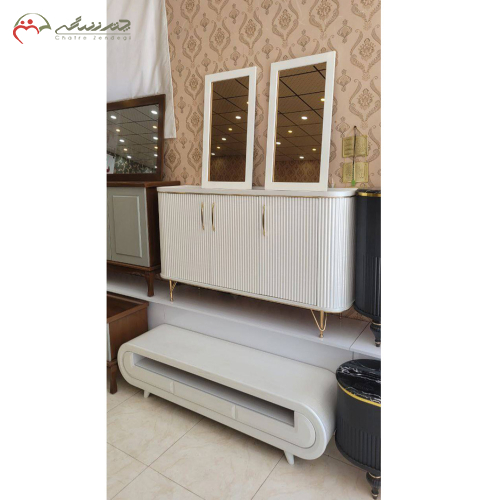 سرویس آینه کنسول دو باکسه و میز تلویزیون _ چترزندگی