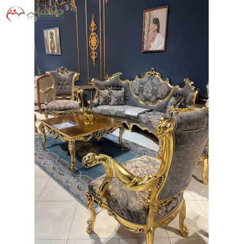 مبلمان ۷ نفره مدل امبره باکاناپه خرچنگی