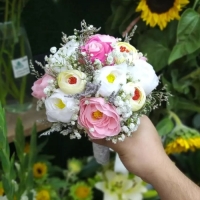 خرید، قیمت و مشخصات دسته گل مصنوعی عروس مناسب برای عقد و عروسی _ چترزندگی