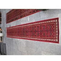 خرید، قیمت و مشخصات فرش دستبافت همدان ( کناره ) زمینه و نقشه بی نظیر و تراکم بالا با ضمانت کد 39076 - چترزندگی