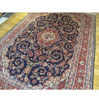 خرید، قیمت و مشخصات فرش دستبافت همدان با نقشه ترنج و لچک با رنگ ثابت و دوام بالا کد 39315 - چترزندگی