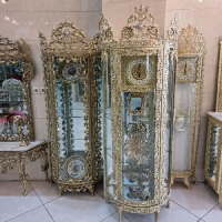 خرید، قیمت و مشخصات بوفه ساعتی نیم گرد طراحی به روز و پر فروش، بدنه کار شده و رنگ فورتیک با ضمانت - چترزندگی