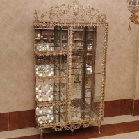 خرید، قیمت و مشخصات بوفه باکس دار برنزی طراحی جادار و کاربردی و ظاهری شیک و خاص، گارانتی رنگ بدنه - چترزندگی