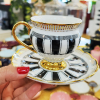 خرید، قیمت و مشخصات ست قهوه خوری چینی 12 پارچه دور طلاکوب مخصوص شیک پسندان ارزان و با کیفیت _ چترزندگی