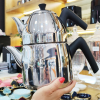 خرید، قیمت و مشخصات کتری قوری استیل Milano  محصول آجار ترکیه ارزان و با کیفیت _ چترزندگی