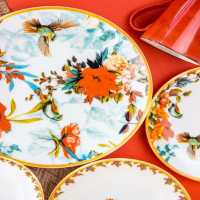 خرید، قیمت و مشخصات سرویس غذاخوری ۲۴ پارچه محصول TULU ترکیه جنس پرسلن ارزان و با کیفیت _ چترزندگی