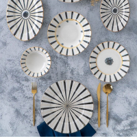 خرید، قیمت و مشخصات سرویس غذا خوری ۲۹ پارچه ( ۶ نفره )  محصول آجار ترکیه جنس چینی پرسلن ارزان و با کیفیت _ چترزندگی