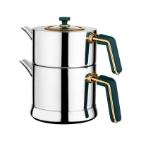 خرید، قیمت و مشخصات کتری قوری تمام استیل محصول KARDELEN ترکیه، جنس استیل ضد زنگ ارزان و با کیفیت _ چترزندگی