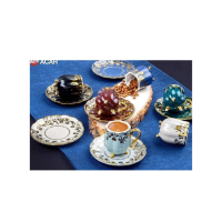 خرید، قیمت و مشخصات ست قهوه خوری محصول acar ترکیه بسیار شیک ارزان و با کیفیت _ چترزندگی