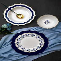 خرید، قیمت و مشخصات سرویس غذا خوری ۲۴ پارچه، محصول ترکیه، جنس چینی بونچاینا لب طلا ارزان و با کیفیت _ چترزندگی