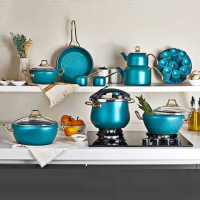 خرید، قیمت و مشخصات سرویس ۱۶ پارچه گرانیتی، محصول O.M.S ترکیه، رنگ ثابت ارزان و با کیفیت _ چترزندگی