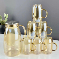 خرید، قیمت و مشخصات ست پارچ و لیوان پیرکس، محصول arow ترکیه ارزان و با کیفیت _ چترزندگی