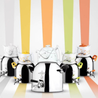 خرید، قیمت و مشخصات کتری های روگازی ستیل با قوری چینی مدل ۵۱۸۰ در رنگ بندی مختلف برای تمام سلیقه ها ارزان و با کیفیت _ چترزندگی