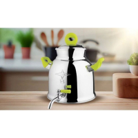 خرید، قیمت و مشخصات کتری روگازی پلان مدل ۵۱۱۰، رنگ سبز، جنس بدنه برنج، ظرفیت ۴ لیتر ارزان و با کیفیت _ چترزندگی