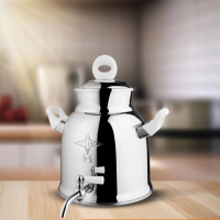 خرید، قیمت و مشخصات کتری روگازی پلان مدل ۵۱۱۰، رنگ سفید، جنس بدنه برنج، ظرفیت ۴ لیتر ارزان و با کیفیت _ چترزندگی