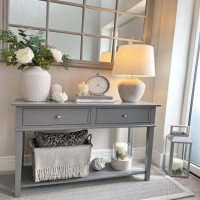 خرید، قیمت و مشخصات کنسول دو کشوی چوبی، ساده و خاص؛ارزان و با کیفیت _ چتر زندگی