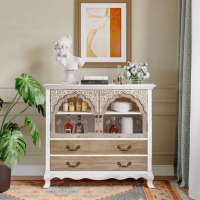 خرید، قیمت و مشخصات کنسول، بار کلاسیک چوبی با طراحی خاص، رنگبندی، ارزان و با کیفیت _ چتر زندگی