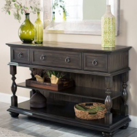 کنسول زیبا با طراحی جدید، دو طبقه، سه کشو