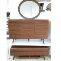 ست آینه کنسول و میز تلویزیون چوبی مدرن و شیک