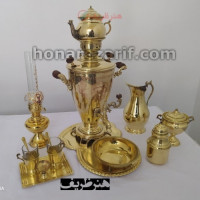 خرید آنلاین، سرویس زیبای سماور 5 لیتری زغالی، مدل کور، ورق ضخیم با کیفیت عالی، زیر قیمت بازار | چترزندگی