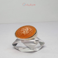 خرید آنلاین، انگشتر مردانه دست ساز با حکاکی یا صاحب الزمان(ع) بر روی نگین و رکاب نقره مدل فیلی، زیر قیمت بازار | چترزندگی