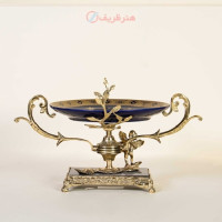 خرید، قیمت و مشخصات شیرینی خوری برنزی سنگی به رنگ سرمه ای و برنزی کیفیت ساخت درجه یک _ هنرظریف