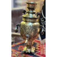خرید آنلاین، سرویس سماور یک و نیم لیتری نظر دسته گوشواره، ورق ضخیم، کیفیت درجه یک _ هنرظریف