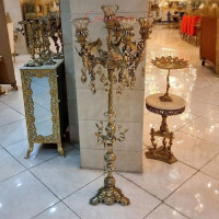 خرید، قیمت و مشخصات آباژور کنار سالنی پایه دار، طرح فوق العاده زیبا مدل ملائکه، 6 لامپ زیر قیمت بازار، کیفیت عالی _ هنرظریف