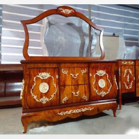 خرید، قیمت و مشحصات، آینه کنسول معرق کاری شده و چوب روس، درجه یک و رنگ پولیشی چند لایه با دوام دارای ضمانت، زیر قیمت بازار | چترزندگی