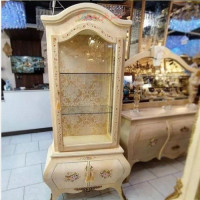 خرید، قیمت و مشخصات کنسول ویترین دار طراحی شیک و رنگ درجه یک و با دوام دارای ضمانت_ هنرظریف