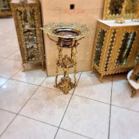 خرید، قیمت و مشخصات میوه خوری دو طبقه آلیاژ مدل پرنس تک دست بشقاب سرمه ای با مناسب ترین قیمت _ هنرریف